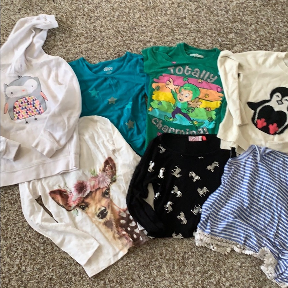 Size 7/8 girls shirt bundle